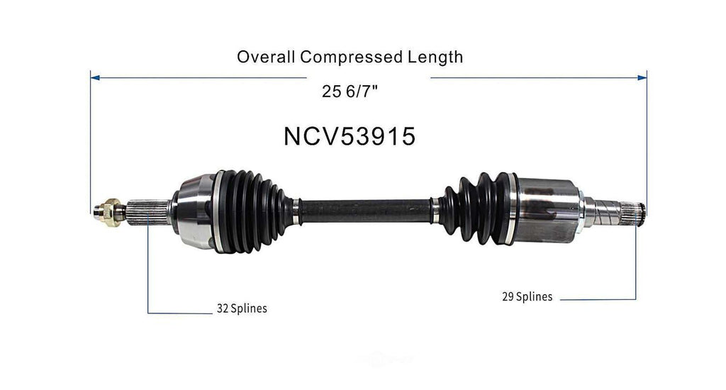 Left New CV Complete Assy   GSP North America   NCV53915