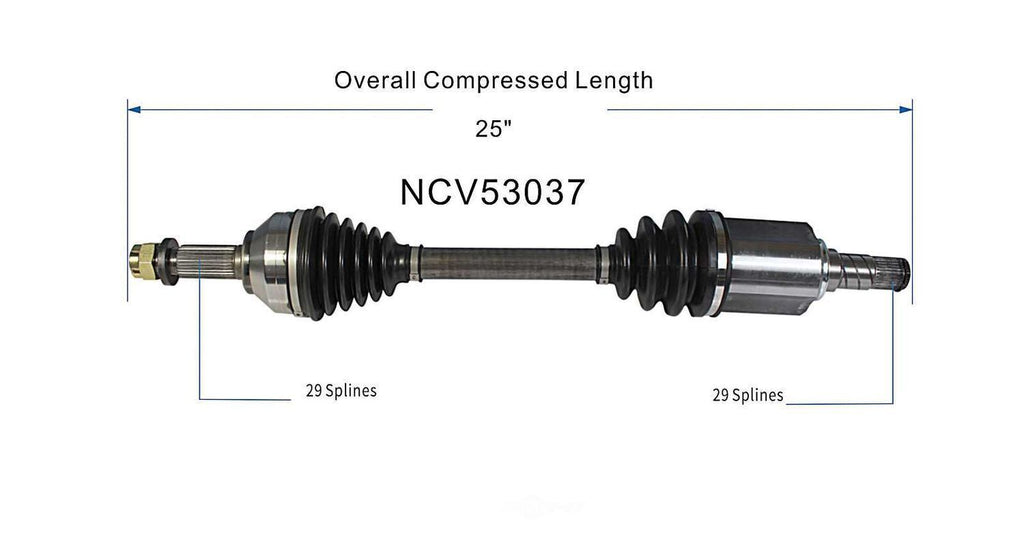 Left New CV Complete Assy   GSP North America   NCV53037