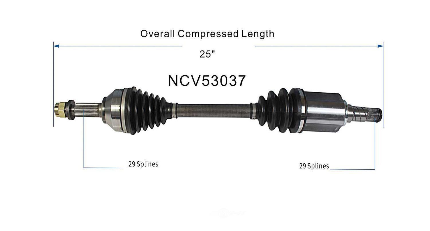 Left New CV Complete Assy   GSP North America   NCV53037