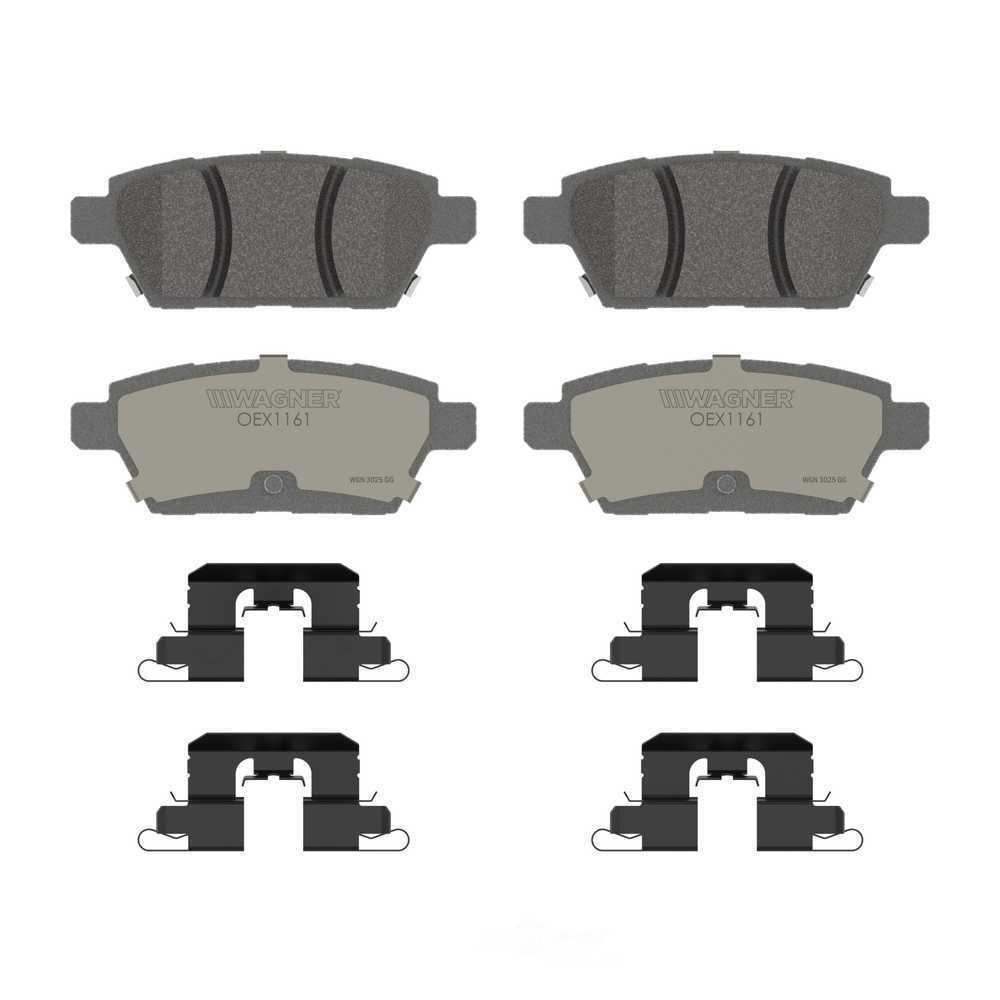 Rr Premium Ceramic Brake Pads  Wagner  OEX1161