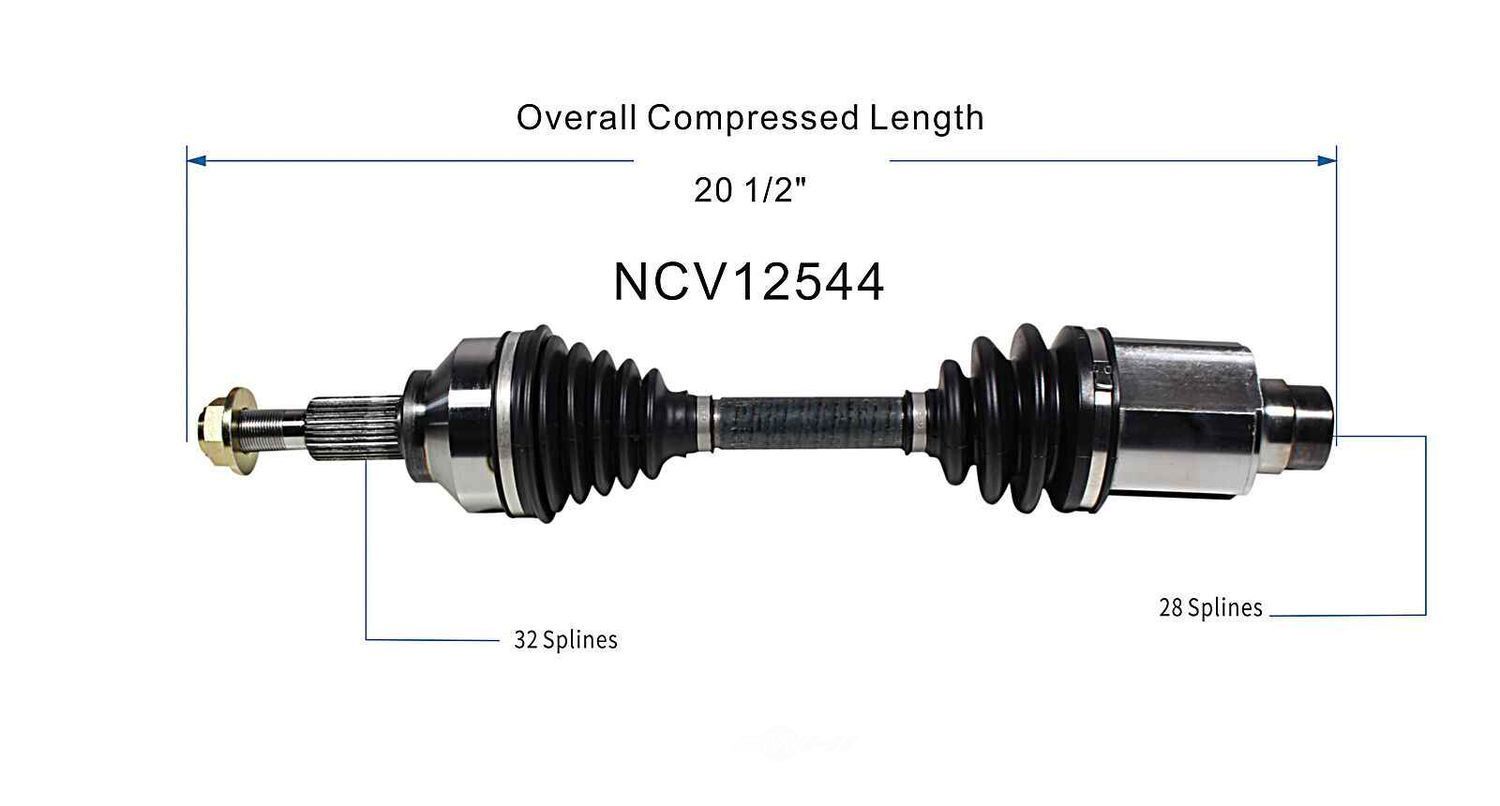 Right New CV Complete Assy   GSP North America   NCV12544