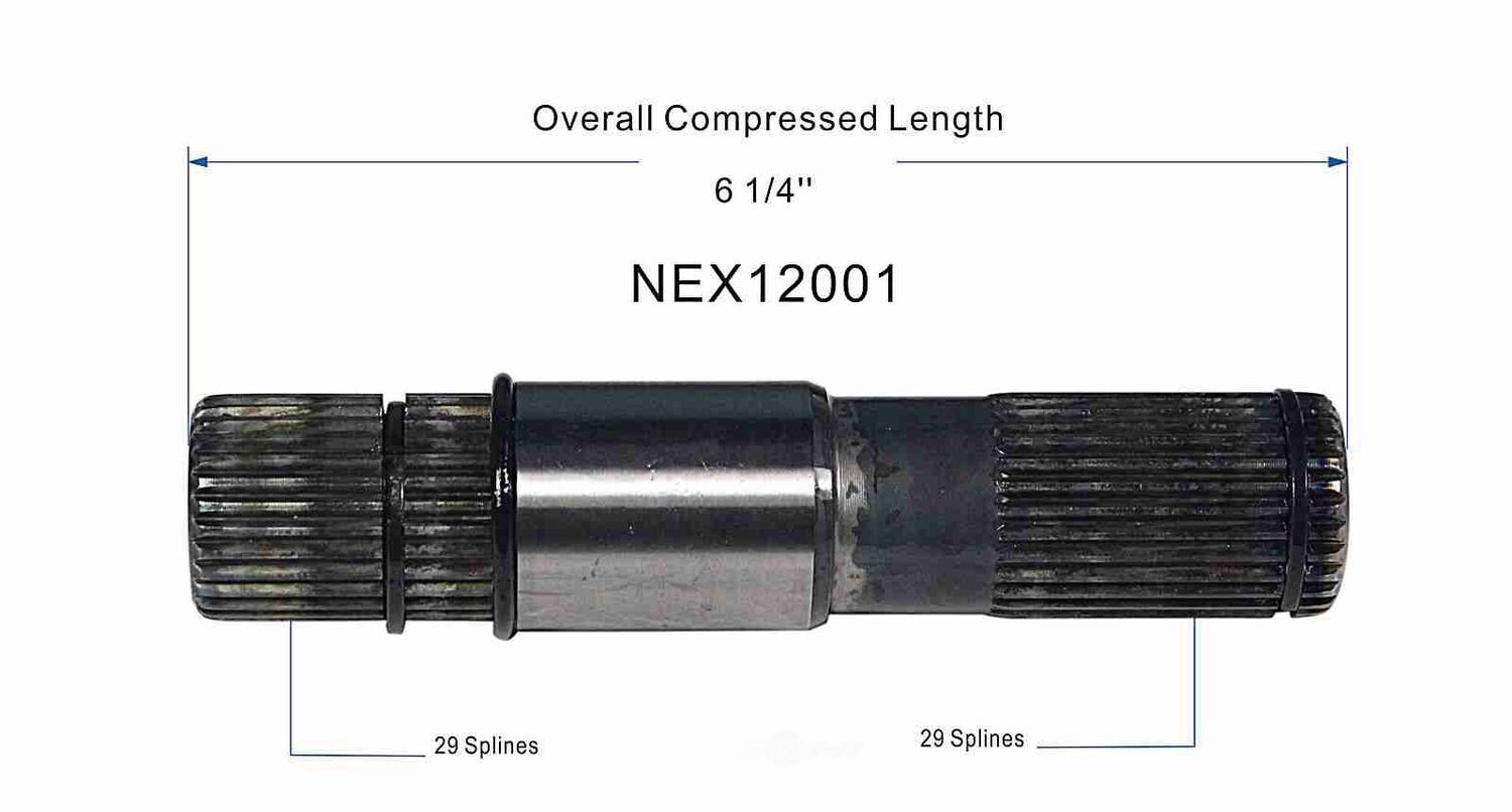 CV Intermediate Shaft   GSP North America   NEX12001