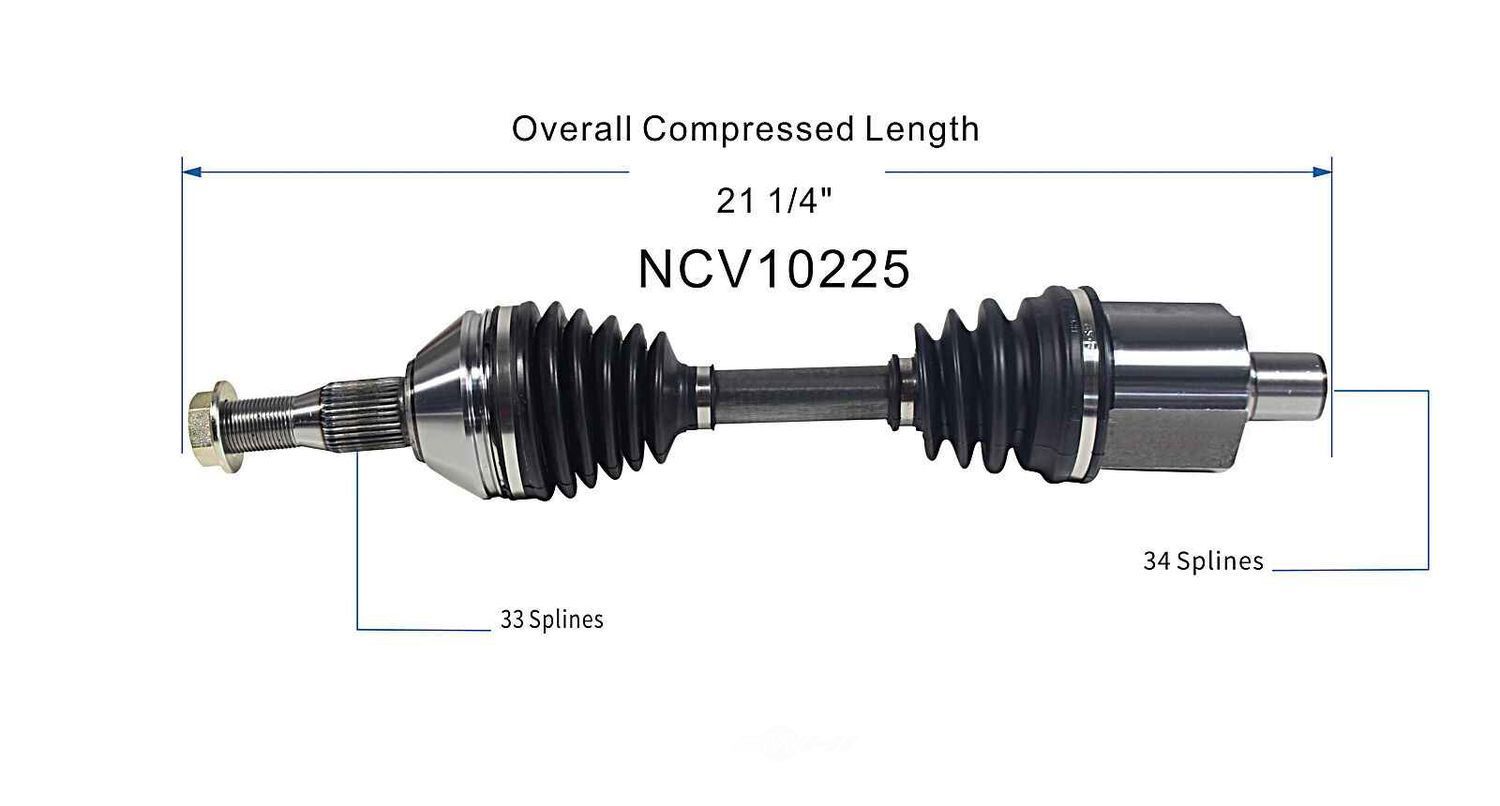 Left New CV Complete Assy   GSP North America   NCV10225