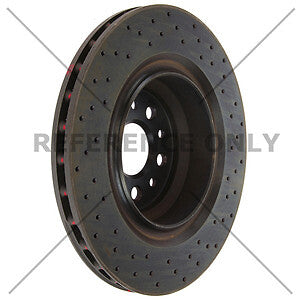 Rr Drilled Brake Rotor  Centric Parts  128.07005