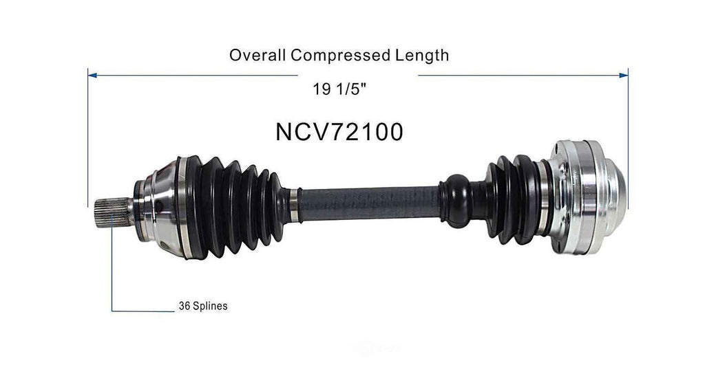 Left New CV Complete Assy   GSP North America   NCV72100