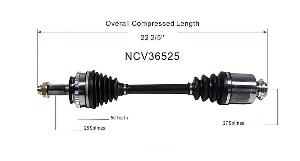 Left New CV Complete Assy   GSP North America   NCV36525