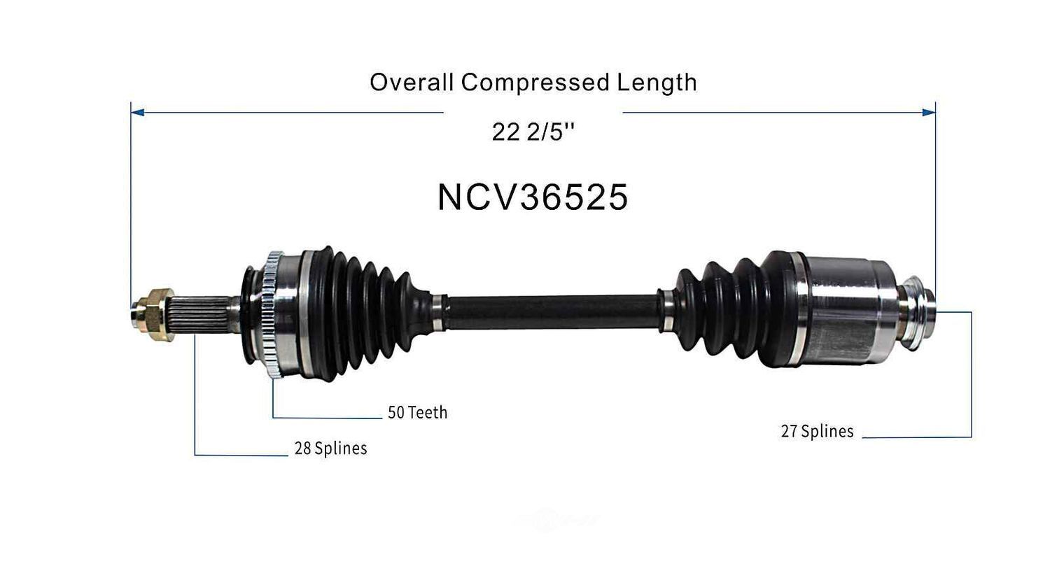 Left New CV Complete Assy   GSP North America   NCV36525