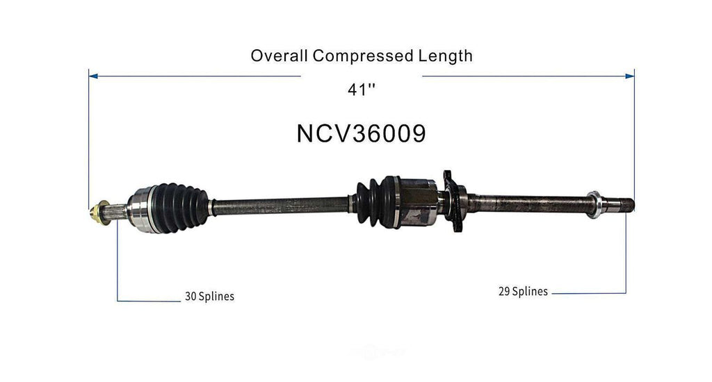 Right New CV Complete Assy   GSP North America   NCV36009
