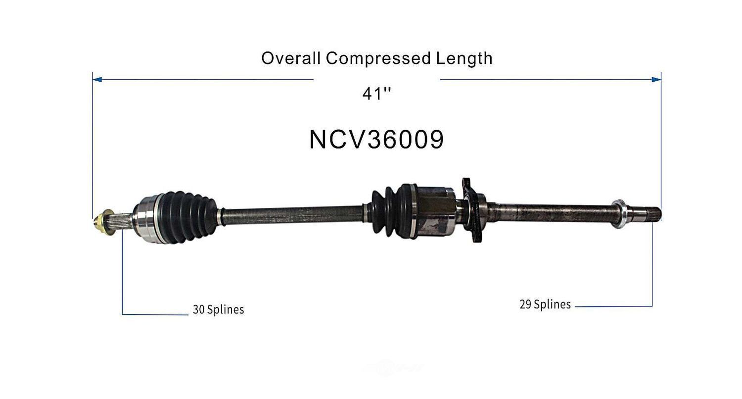 Right New CV Complete Assy   GSP North America   NCV36009
