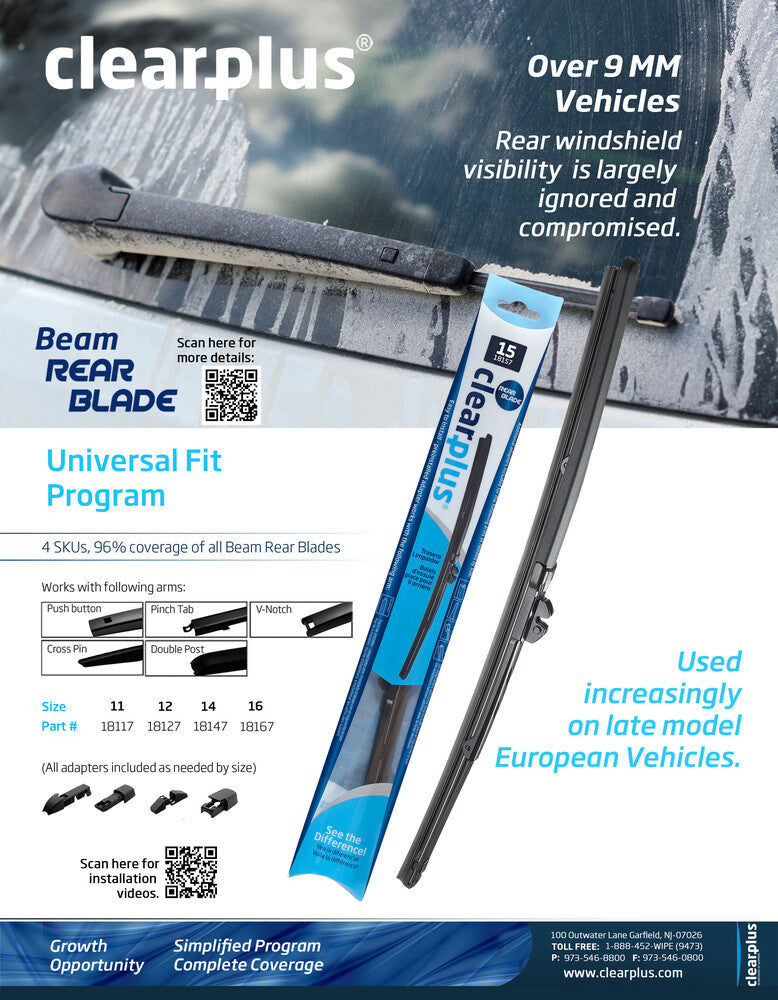 Wiper Blade  Clearplus  18127