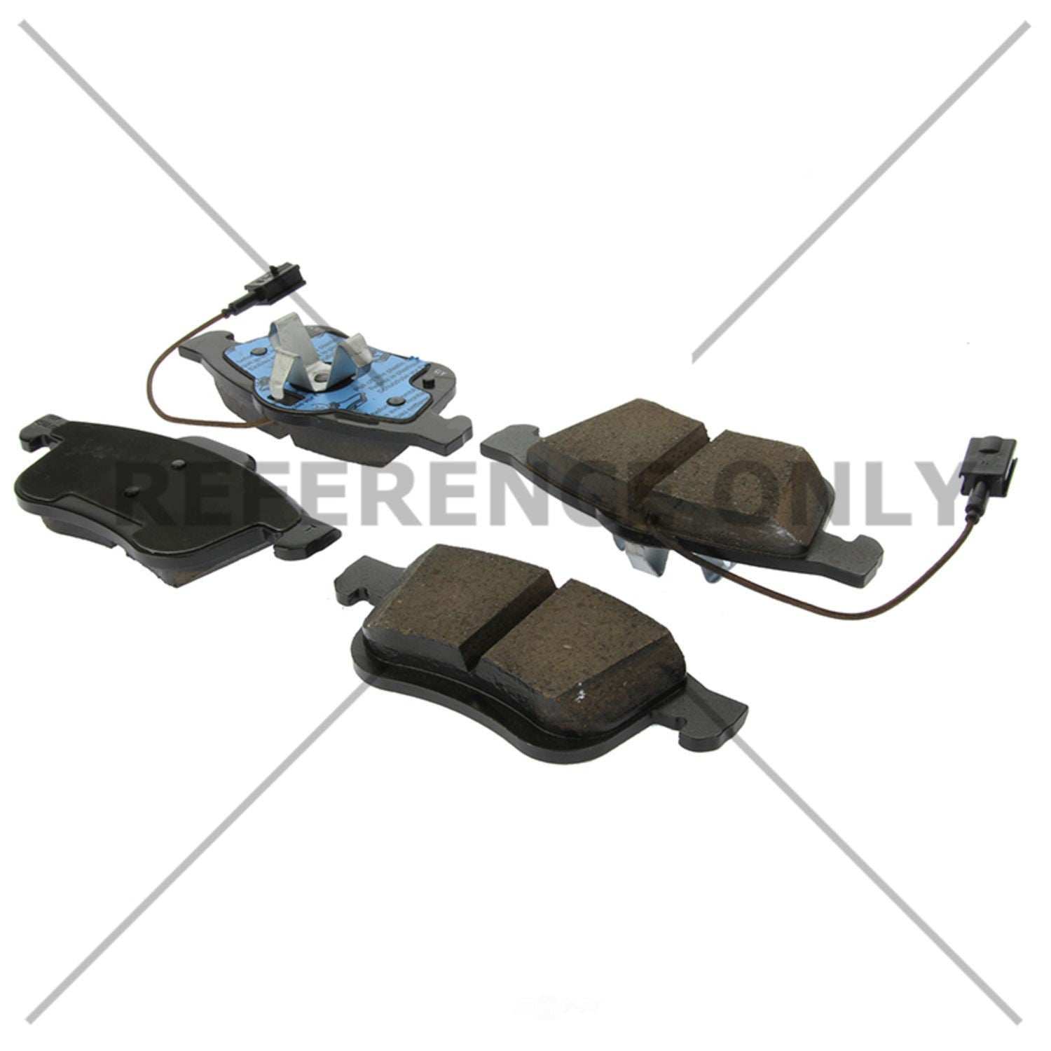 Frt Super Prem Ceramic Brake Pads  Centric Parts  105.17211
