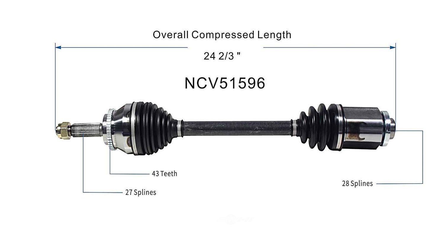 Right New CV Complete Assy   GSP North America   NCV51596