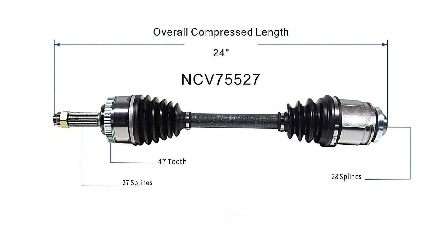 Right New CV Complete Assy   GSP North America   NCV75527