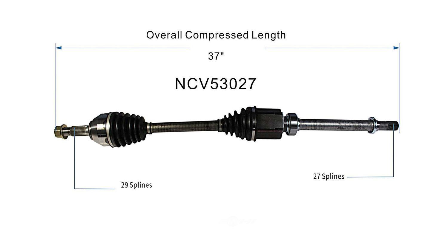 Right New CV Complete Assy   GSP North America   NCV53027