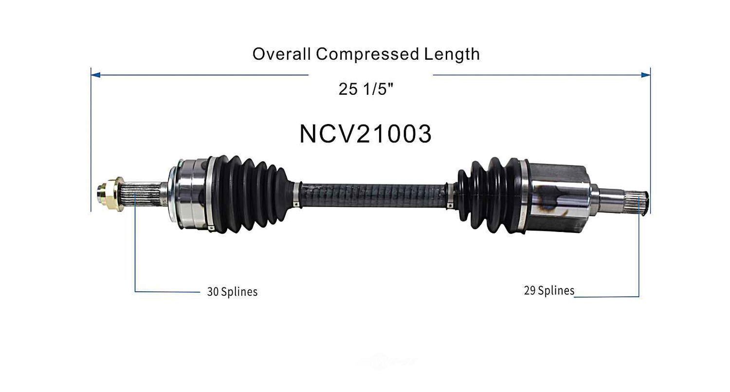 Left New CV Complete Assy   GSP North America   NCV21003