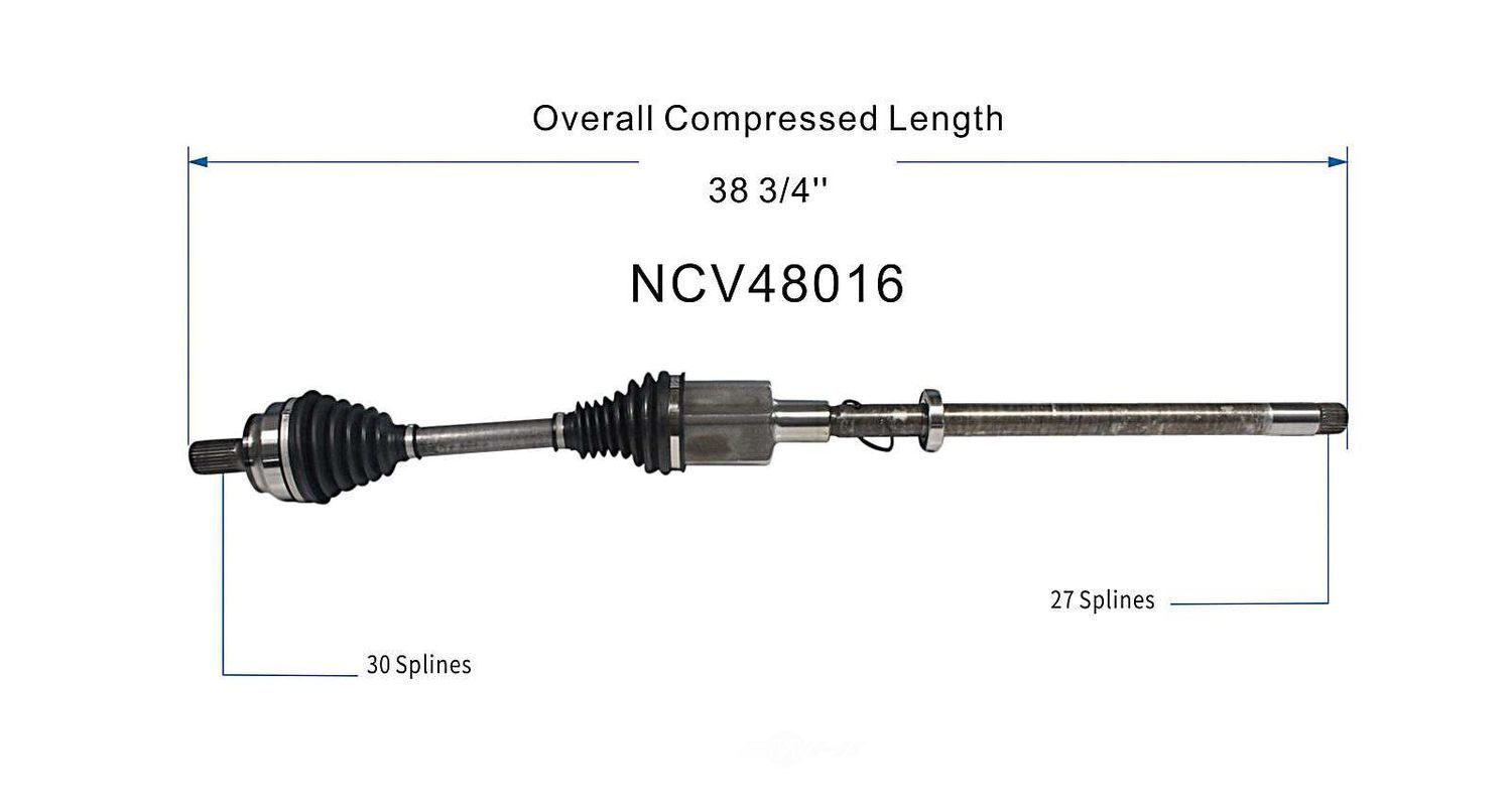 Left New CV Complete Assy   GSP North America   NCV48016