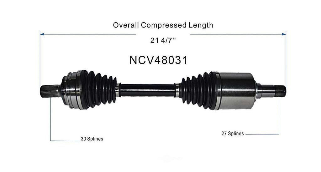 Right New CV Complete Assy   GSP North America   NCV48031