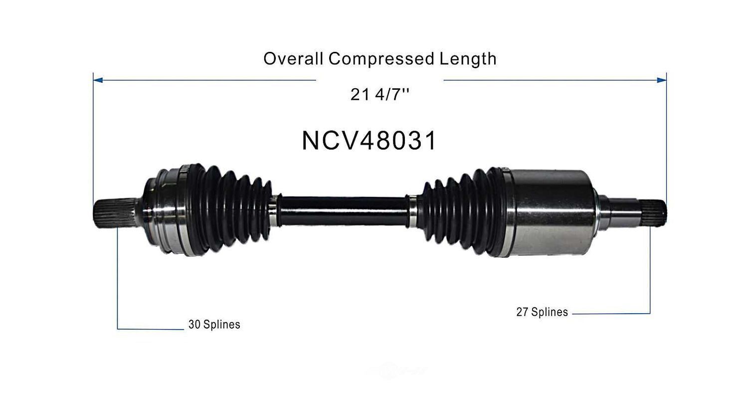 Right New CV Complete Assy   GSP North America   NCV48031