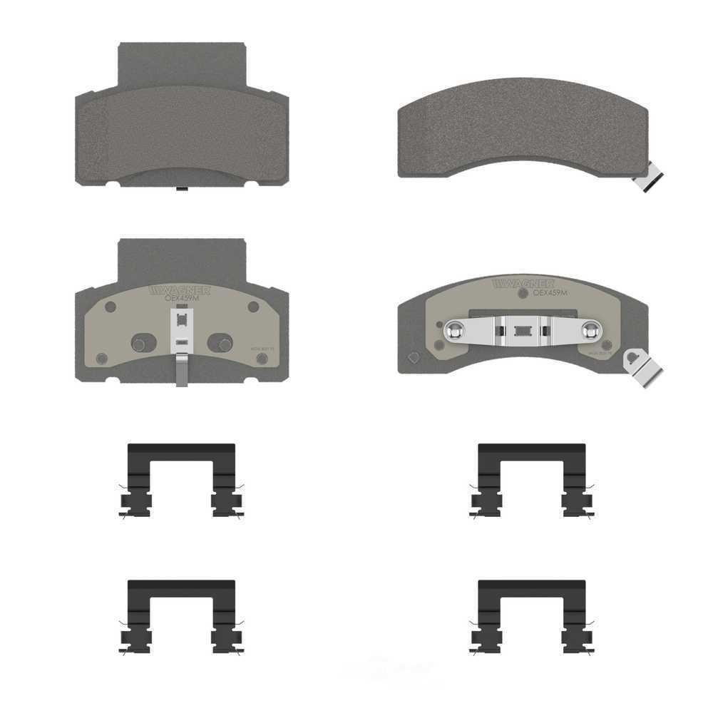 Frt Premium Ceramic Brake Pads  Wagner  OEX459M