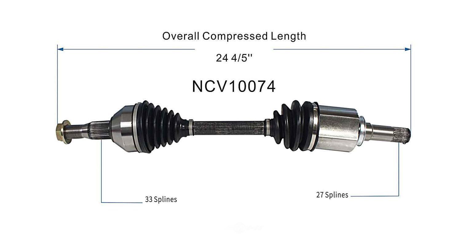 Right New CV Complete Assy   GSP North America   NCV10074