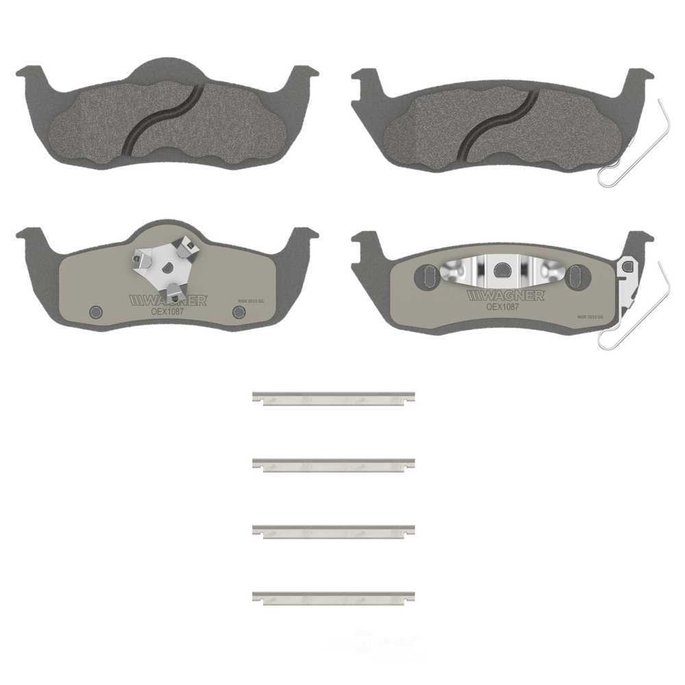 Rr Premium Ceramic Brake Pads  Wagner  OEX1087