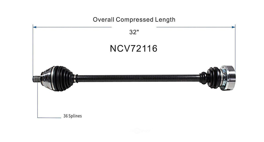 Right New CV Complete Assy   GSP North America   NCV72116