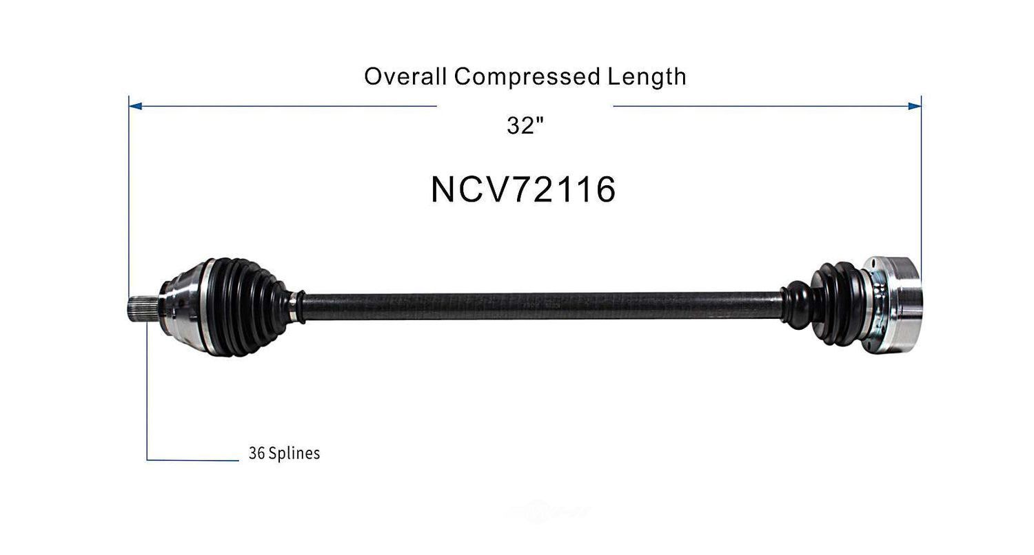 Right New CV Complete Assy   GSP North America   NCV72116