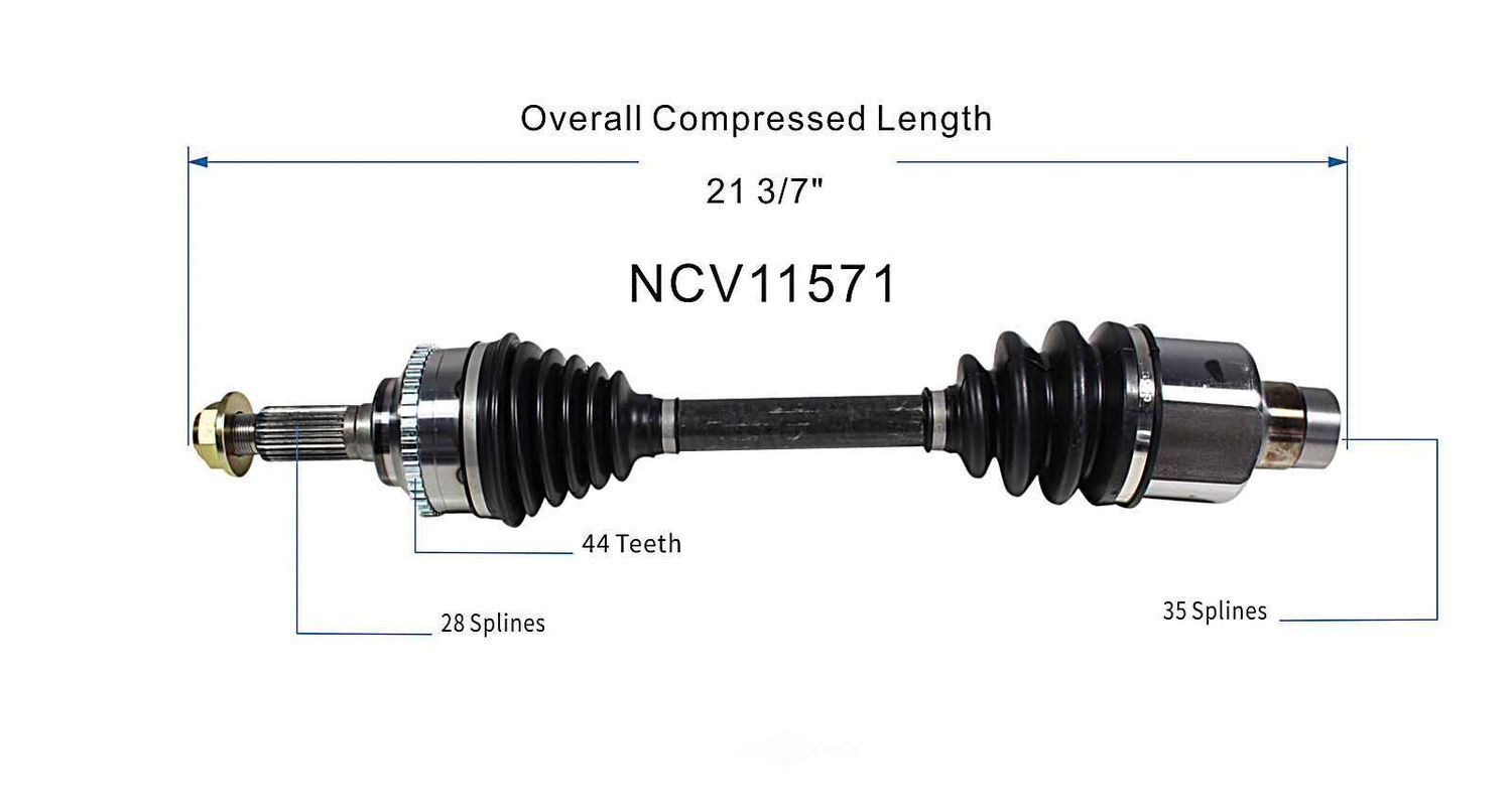 Right New CV Complete Assy   GSP North America   NCV11571