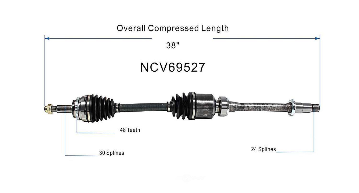 Right New CV Complete Assy   GSP North America   NCV69527