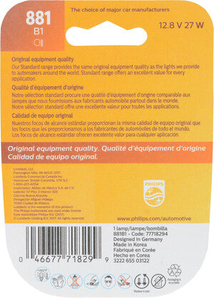 Fog Light  Philips  881B1