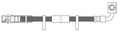 Frt Brake Hose  Centric Parts  150.63081