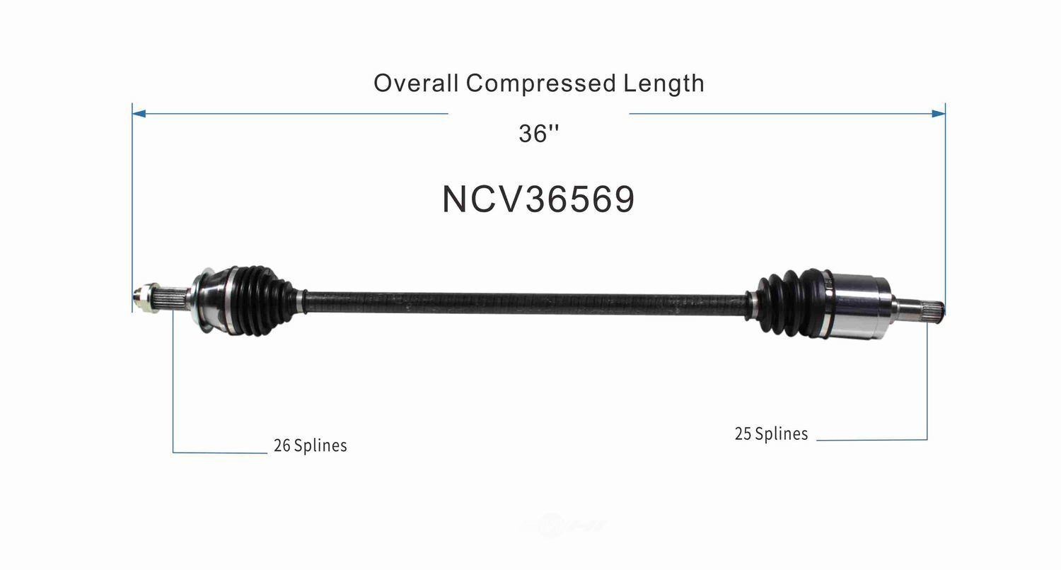 Right New CV Complete Assy   GSP North America   NCV36569