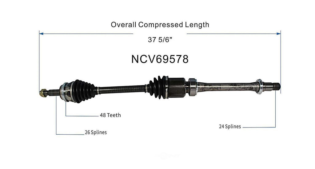 Right New CV Complete Assy   GSP North America   NCV69578