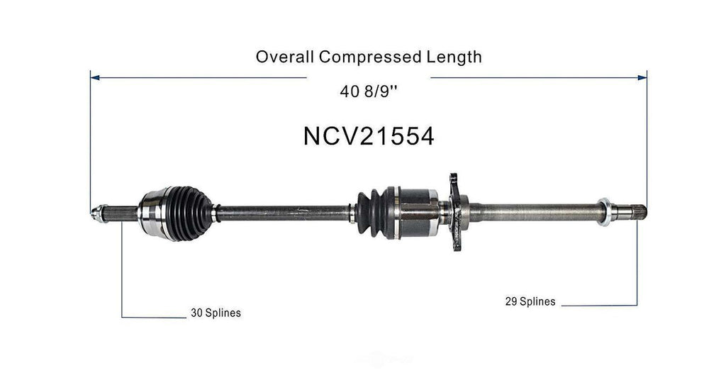 Right New CV Complete Assy   GSP North America   NCV21554