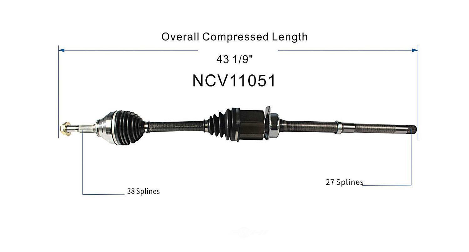 Right New CV Complete Assy   GSP North America   NCV11051