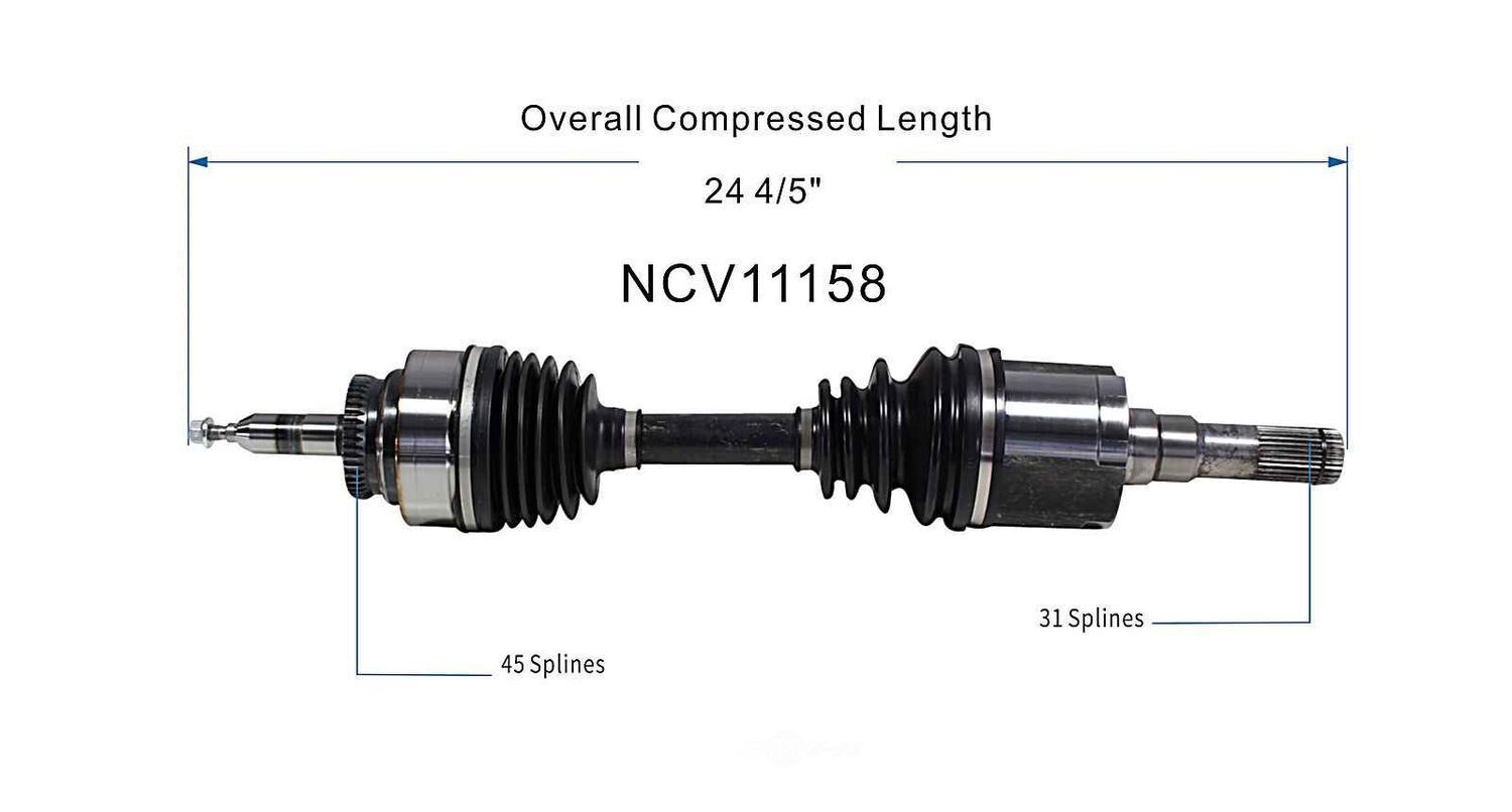 Left New CV Complete Assy   GSP North America   NCV11158