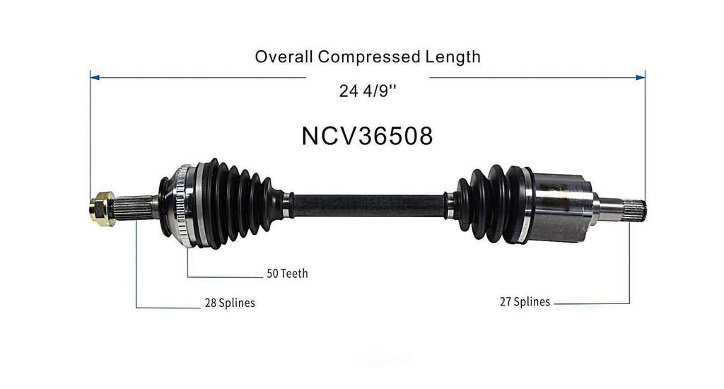 Right New CV Complete Assy   GSP North America   NCV36508