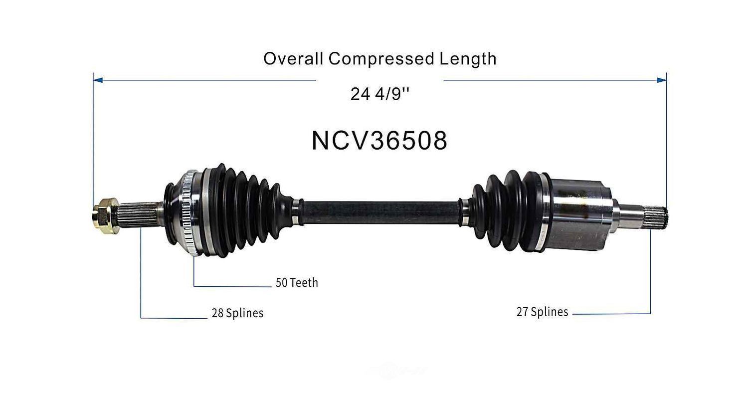 Right New CV Complete Assy   GSP North America   NCV36508