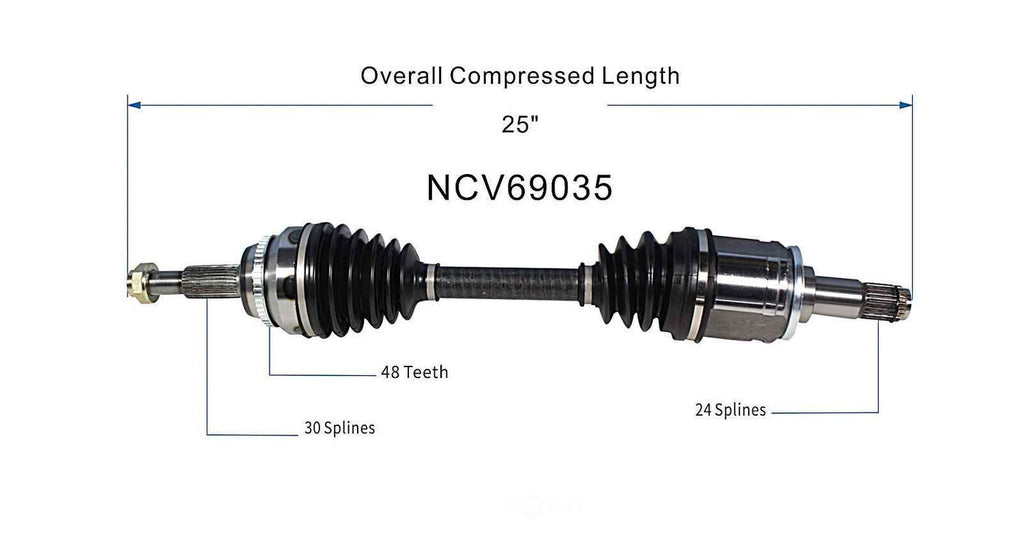 Left New CV Complete Assy   GSP North America   NCV69035