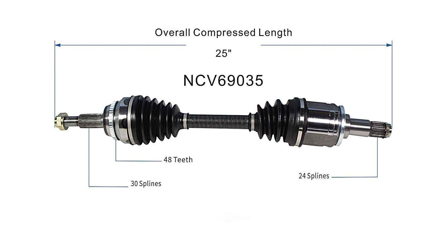 Left New CV Complete Assy   GSP North America   NCV69035