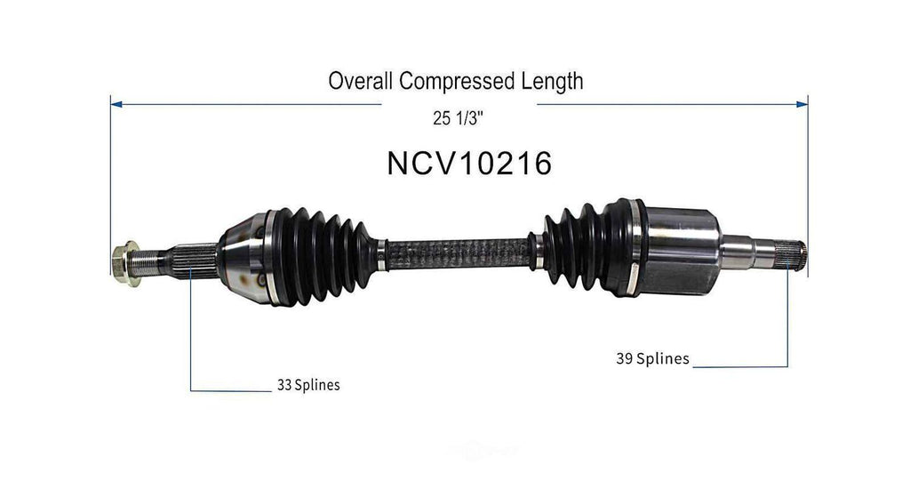 Right New CV Complete Assy   GSP North America   NCV10216