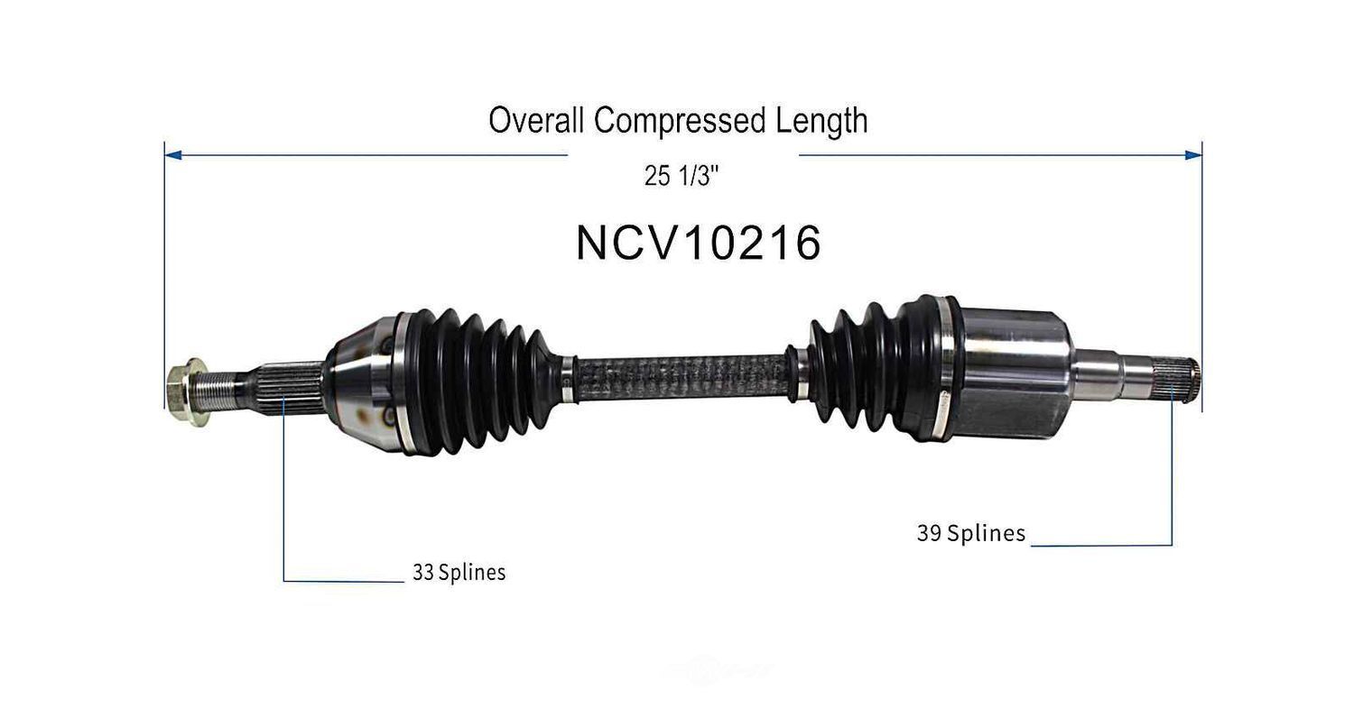 Right New CV Complete Assy   GSP North America   NCV10216