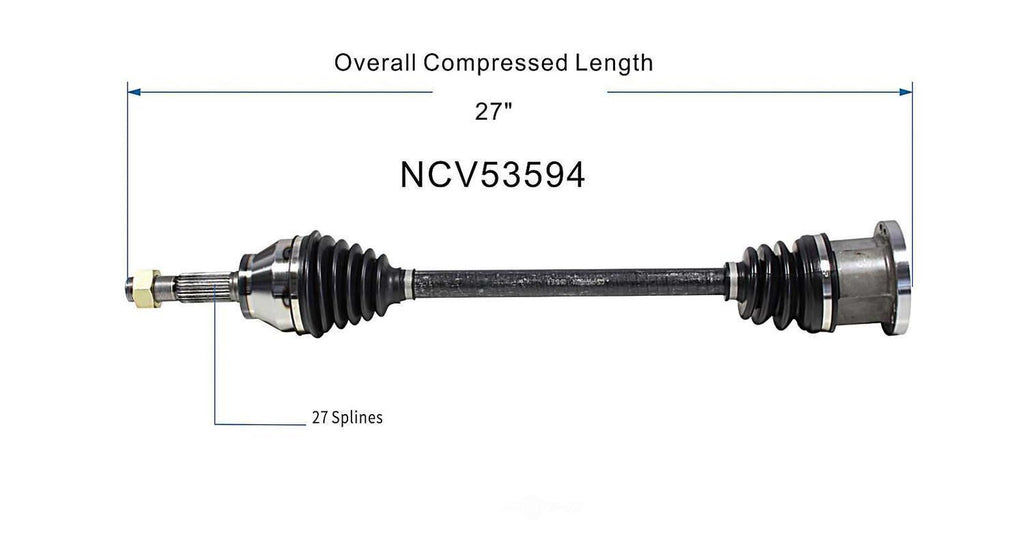Left New CV Complete Assy   GSP North America   NCV53594