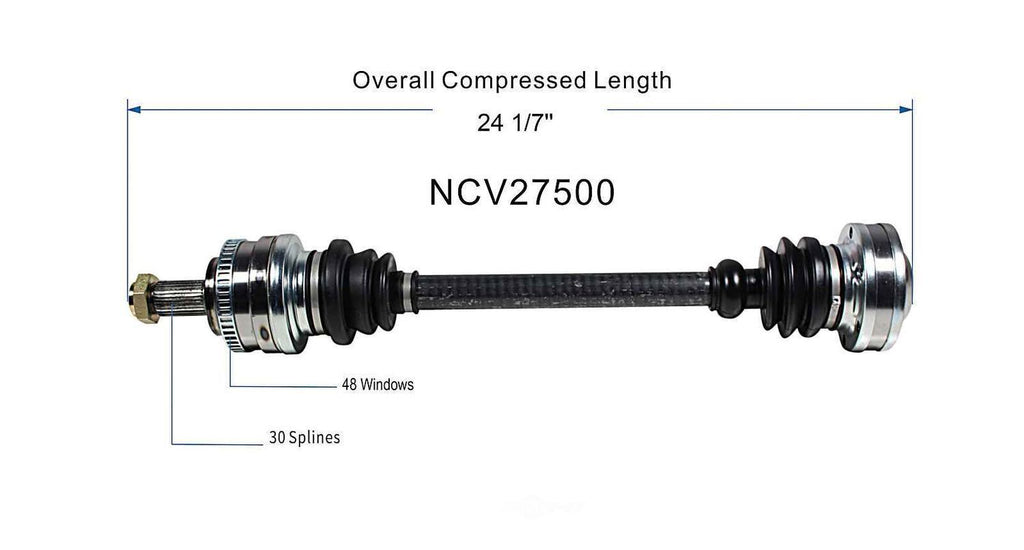 Left New CV Complete Assy   GSP North America   NCV27500