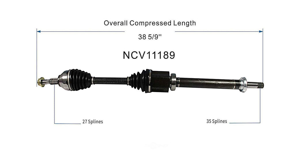 Right New CV Complete Assy   GSP North America   NCV11189