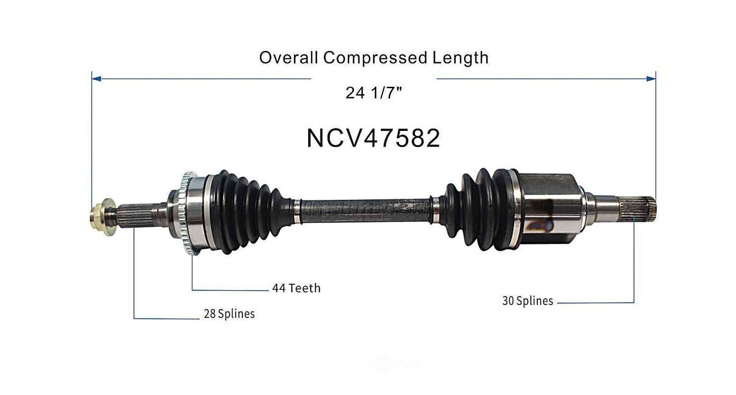 Left New CV Complete Assy   GSP North America   NCV47582