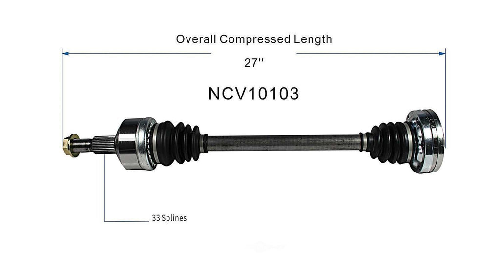 Left New CV Complete Assy   GSP North America   NCV10103