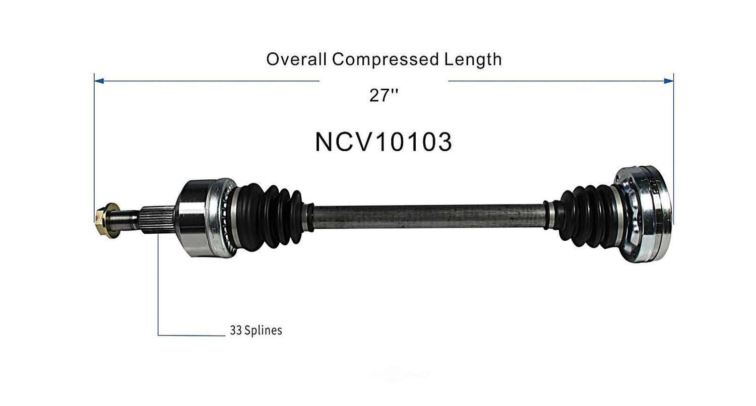 Left New CV Complete Assy   GSP North America   NCV10103