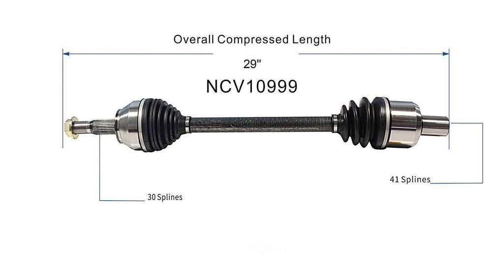 Axle Shaft Assy- CV Shaft   GSP North America   NCV10999