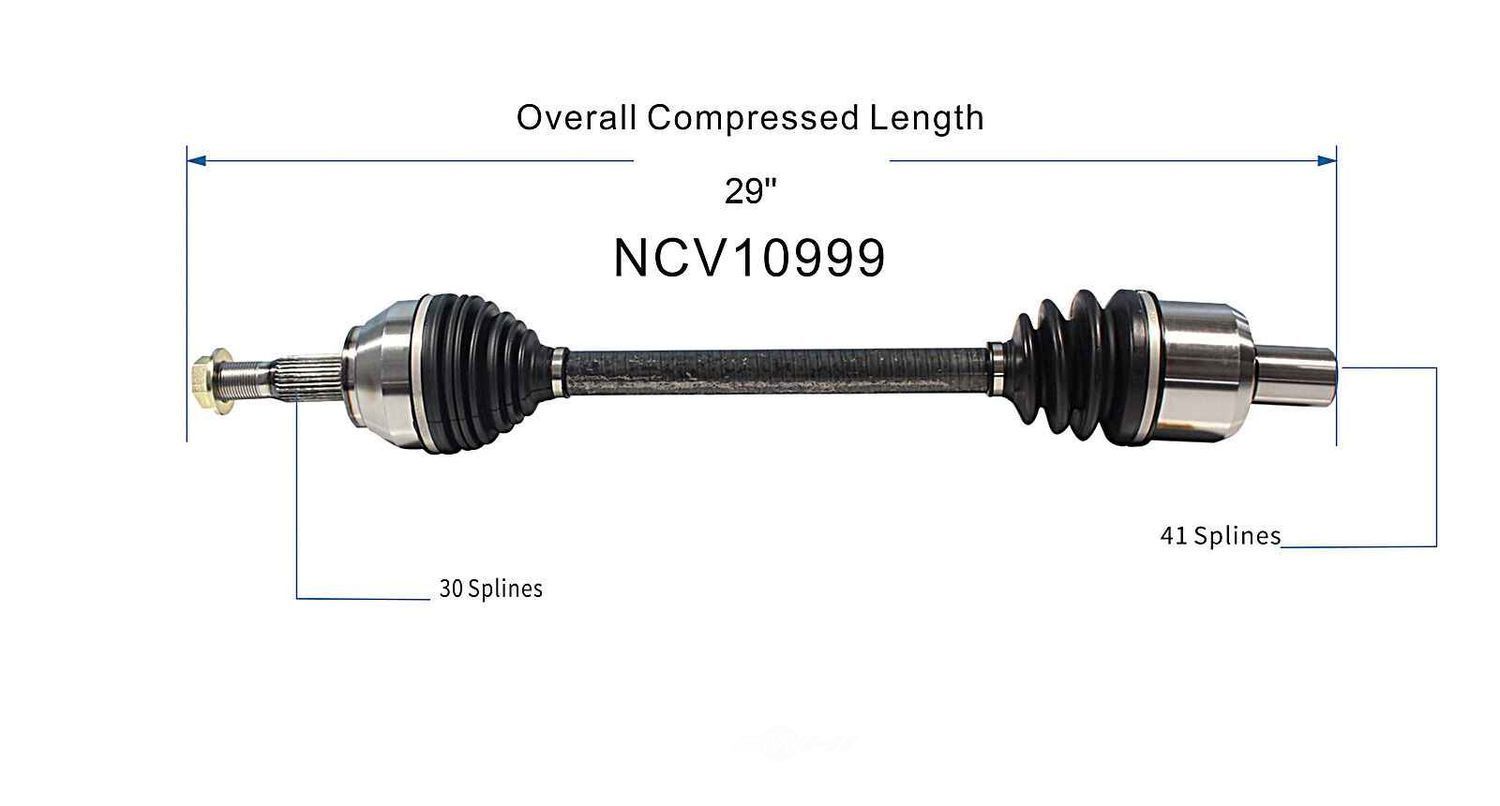 Axle Shaft Assy- CV Shaft   GSP North America   NCV10999